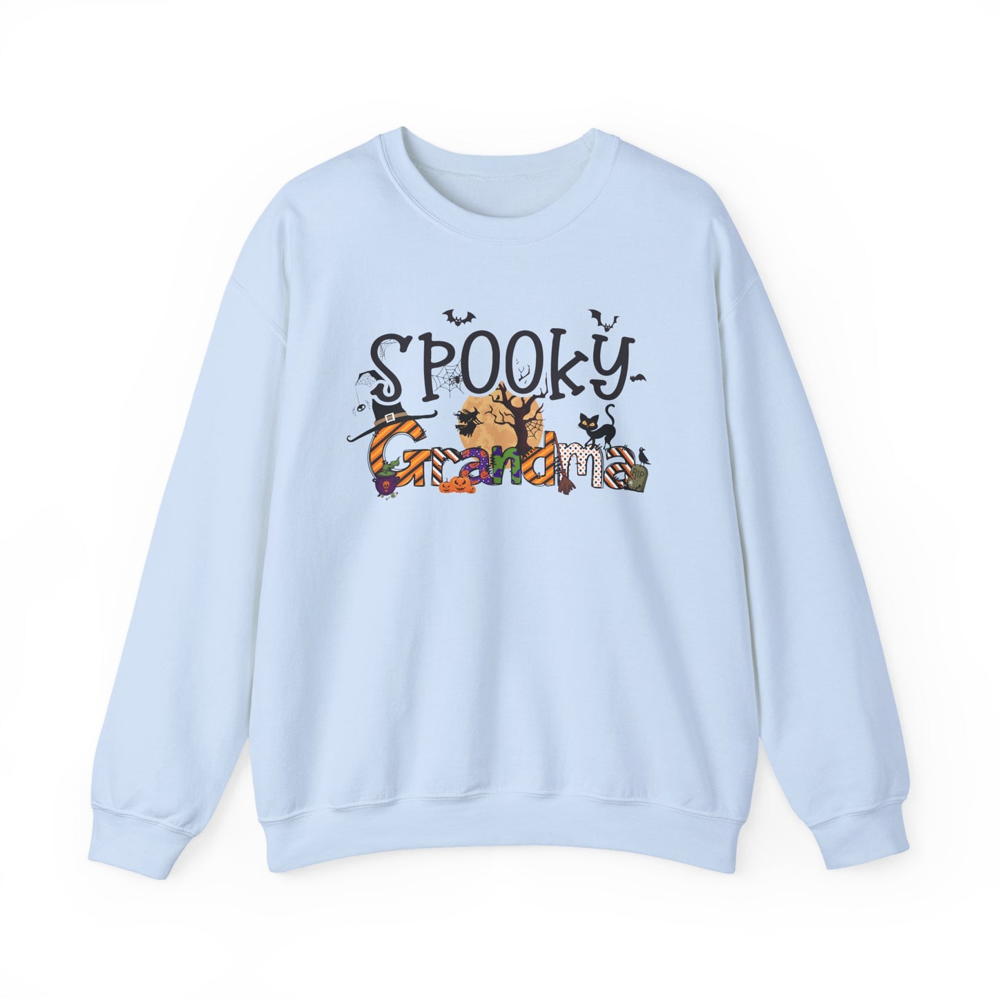 Spooky Grandma Halloween Crewneck Sweatshirt - Samberule