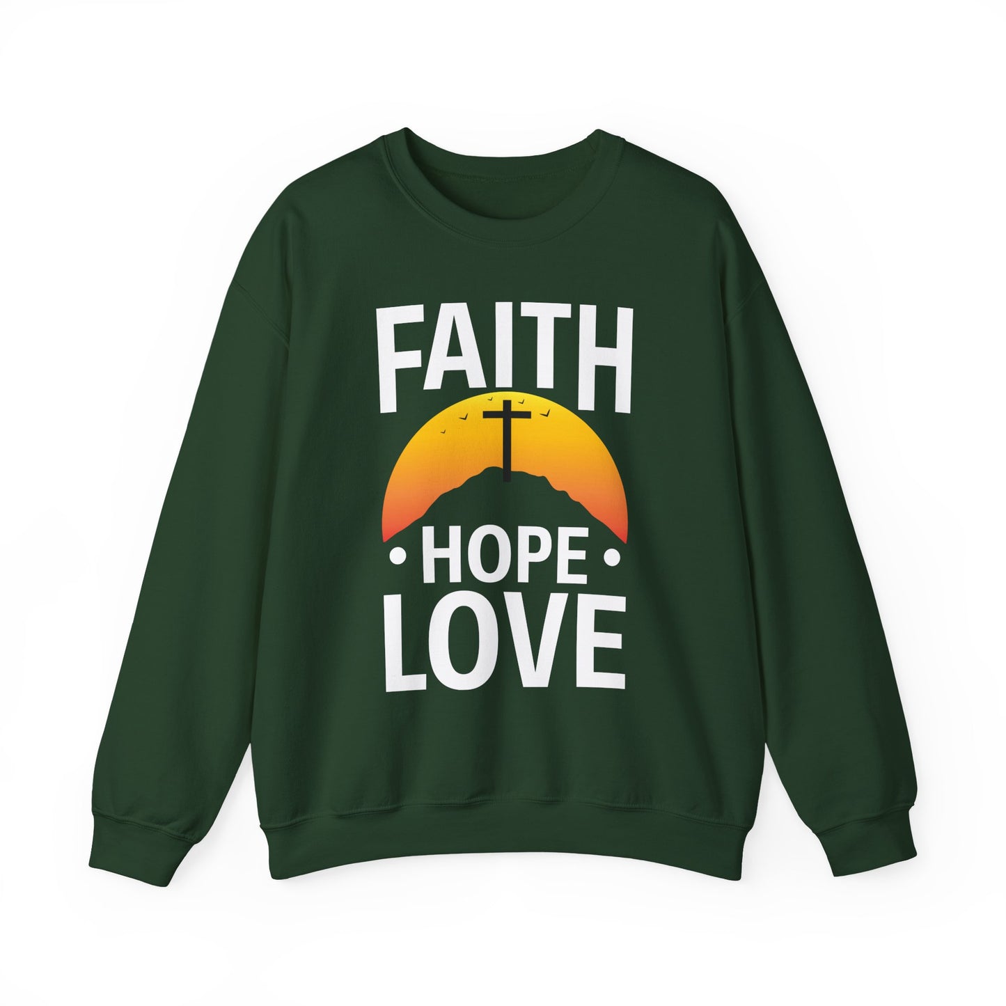 "Faith Hope Love" Faith Crewneck Sweatshirt