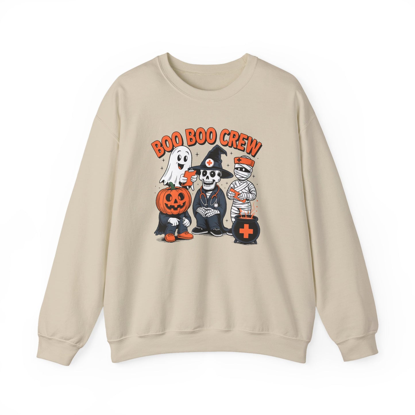 Boo Boo Crew Halloween Crewneck Sweatshirt - Samberule