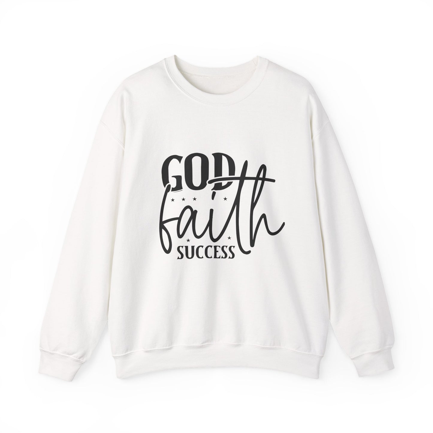"God Faith Success" Faith Crewneck Sweatshirt