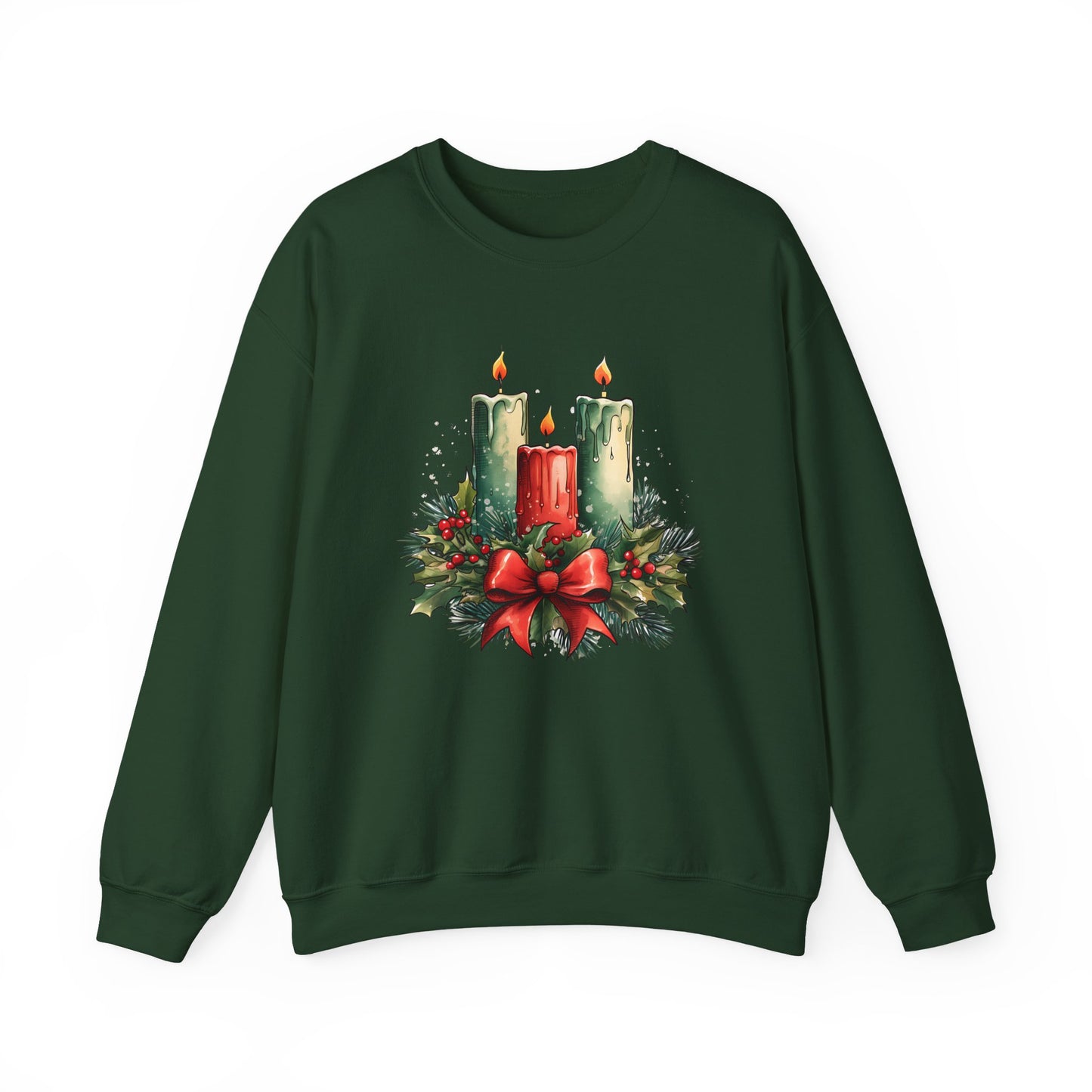 Holiday Candle Christmas Crewneck Sweatshirt