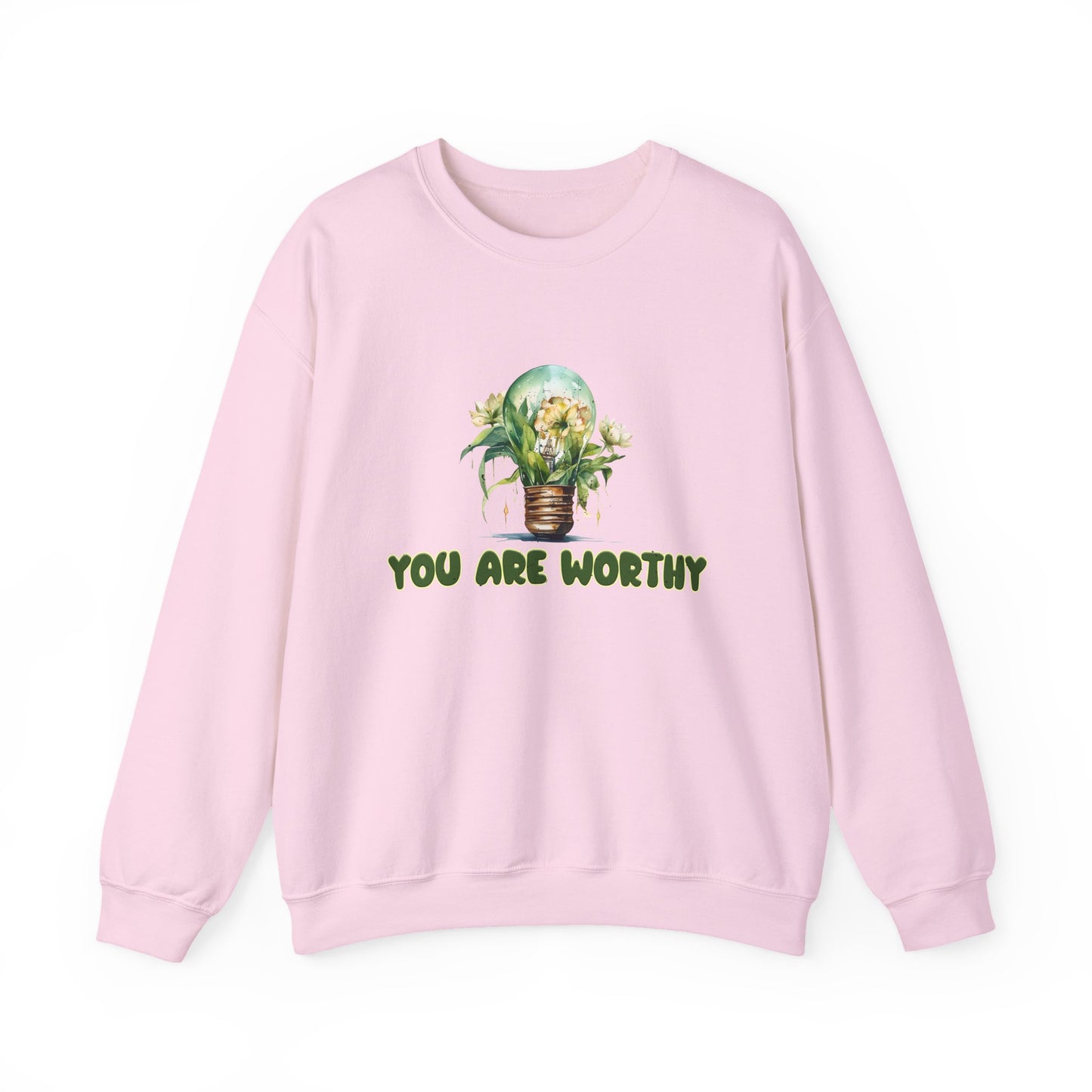 You Are Worthy Mental Health Crewneck Sweatshirt