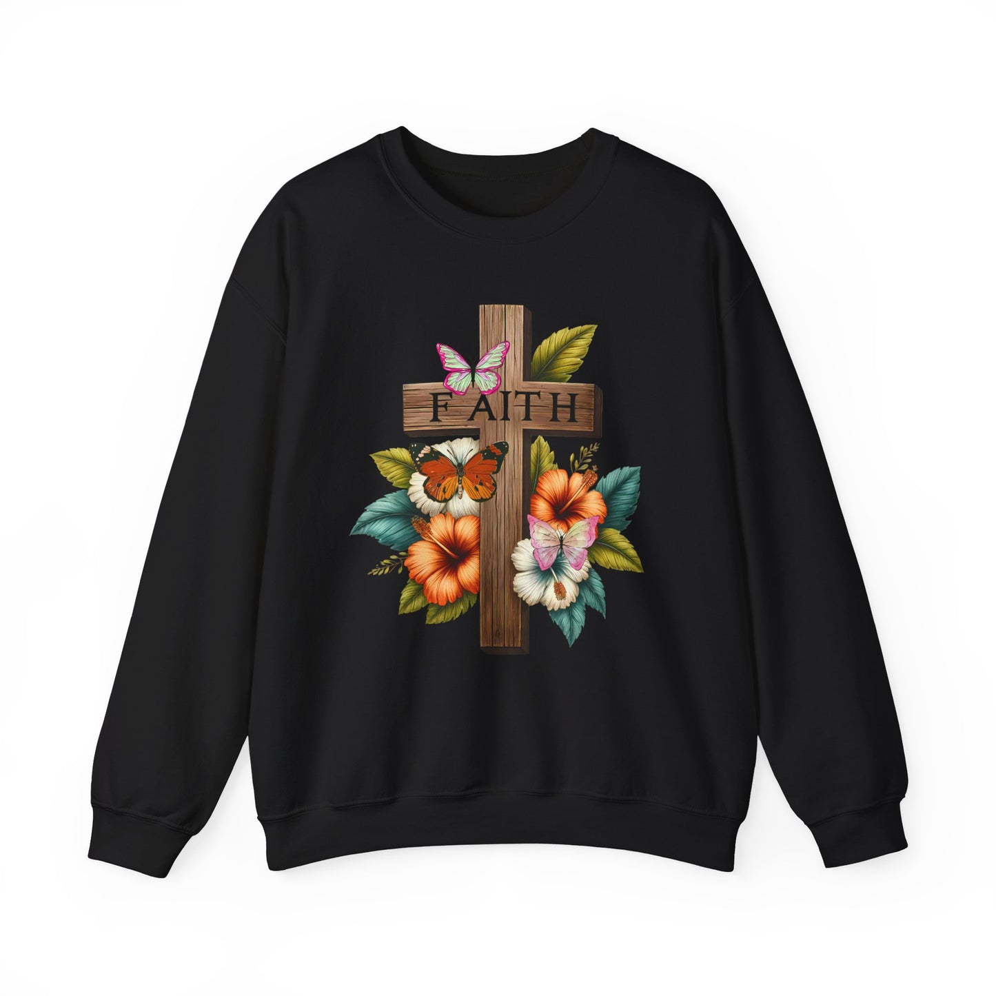 Floral Faith Crewneck Sweatshirt