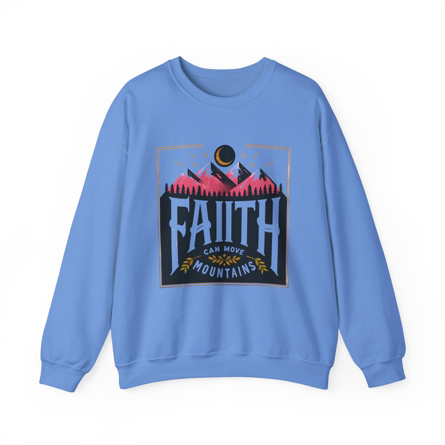 "Faith Can Move Mountains" Faith Crewneck Sweatshirt