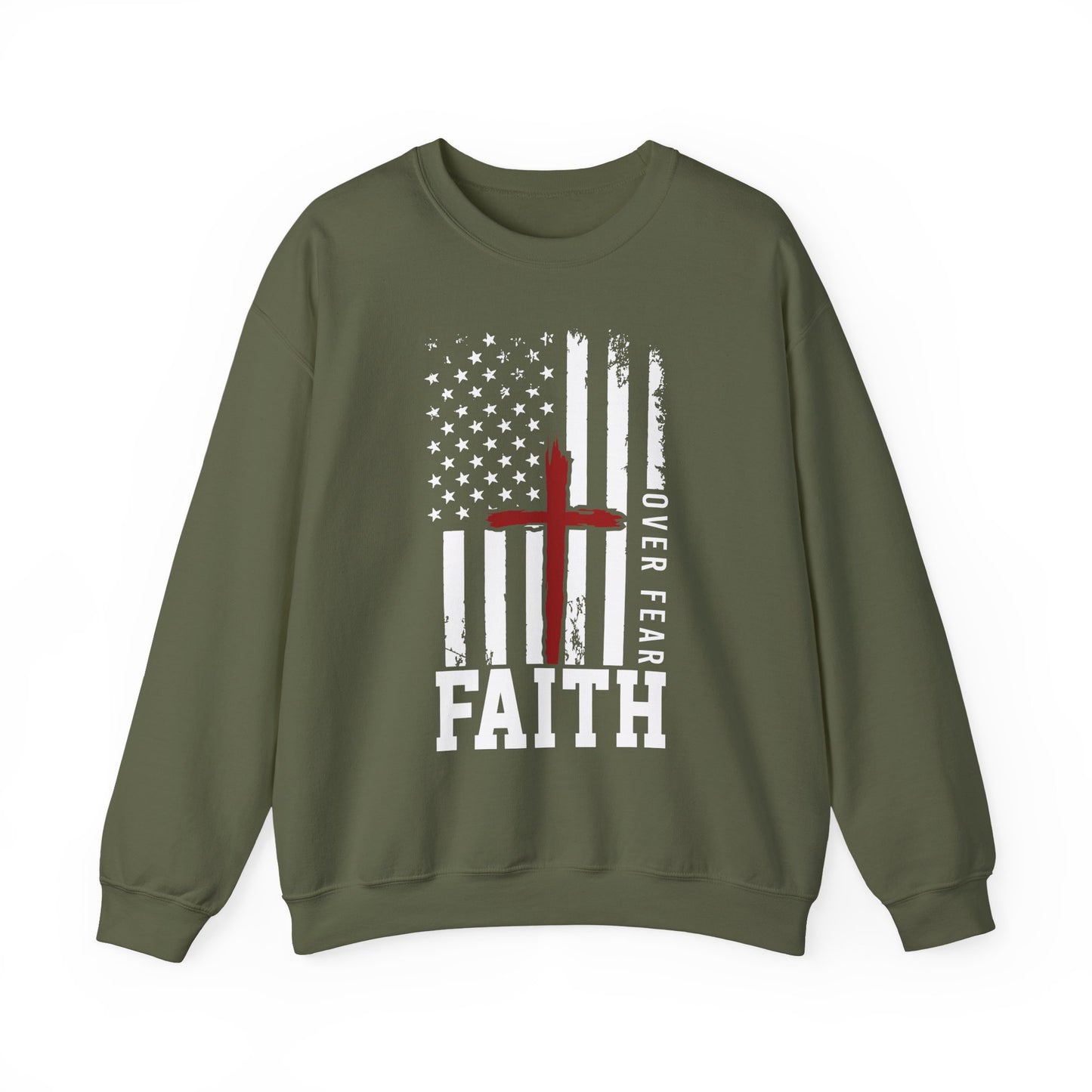 Faith Over Fear Faith Crewneck Sweatshirt