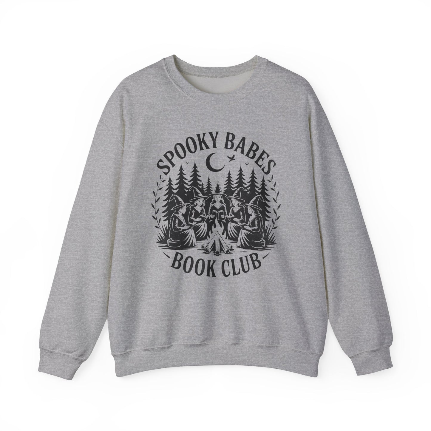Spooky Babes Book Club Halloween Crewneck Sweatshirt - Samberule