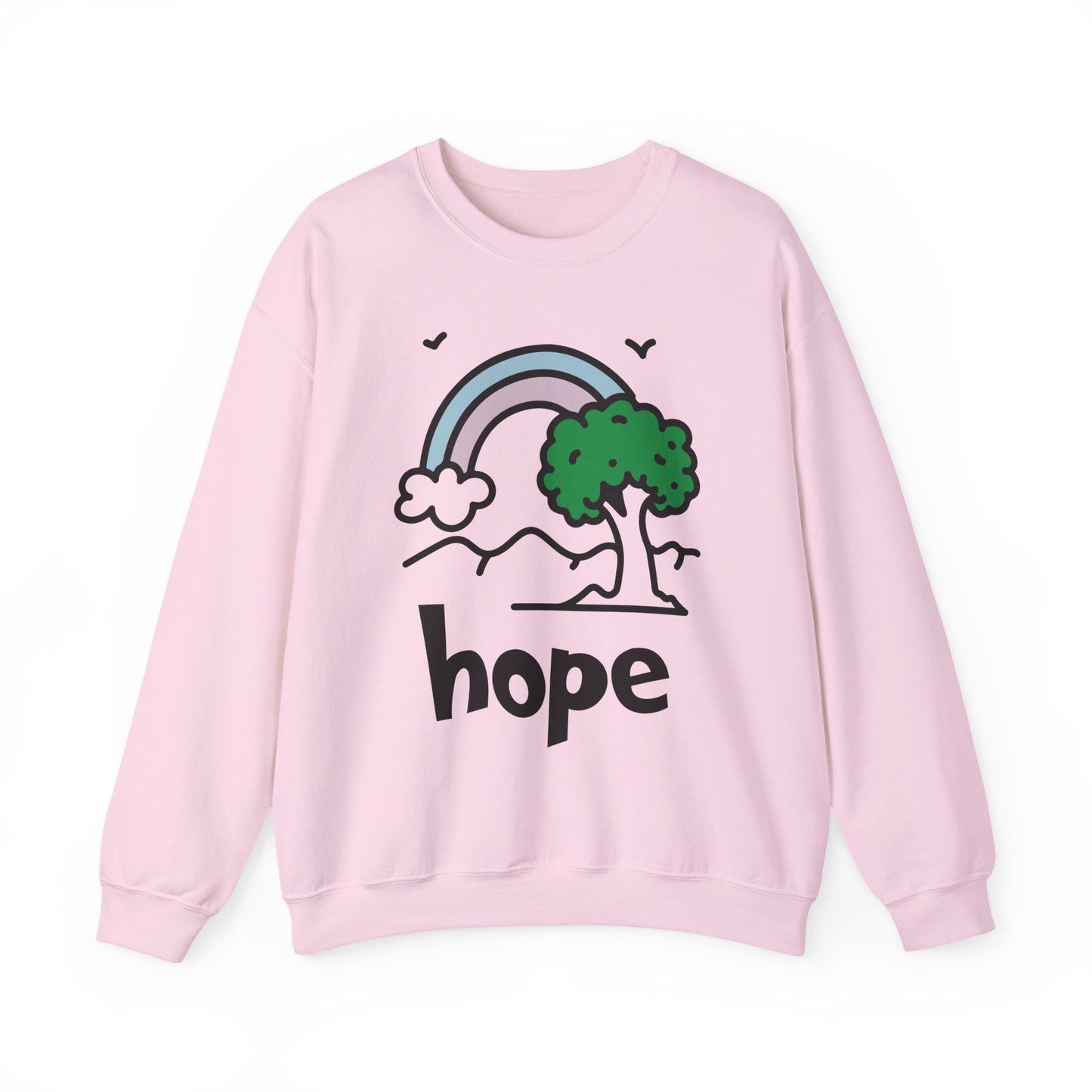 Rainbow Hope Faith Crewneck Sweatshirt
