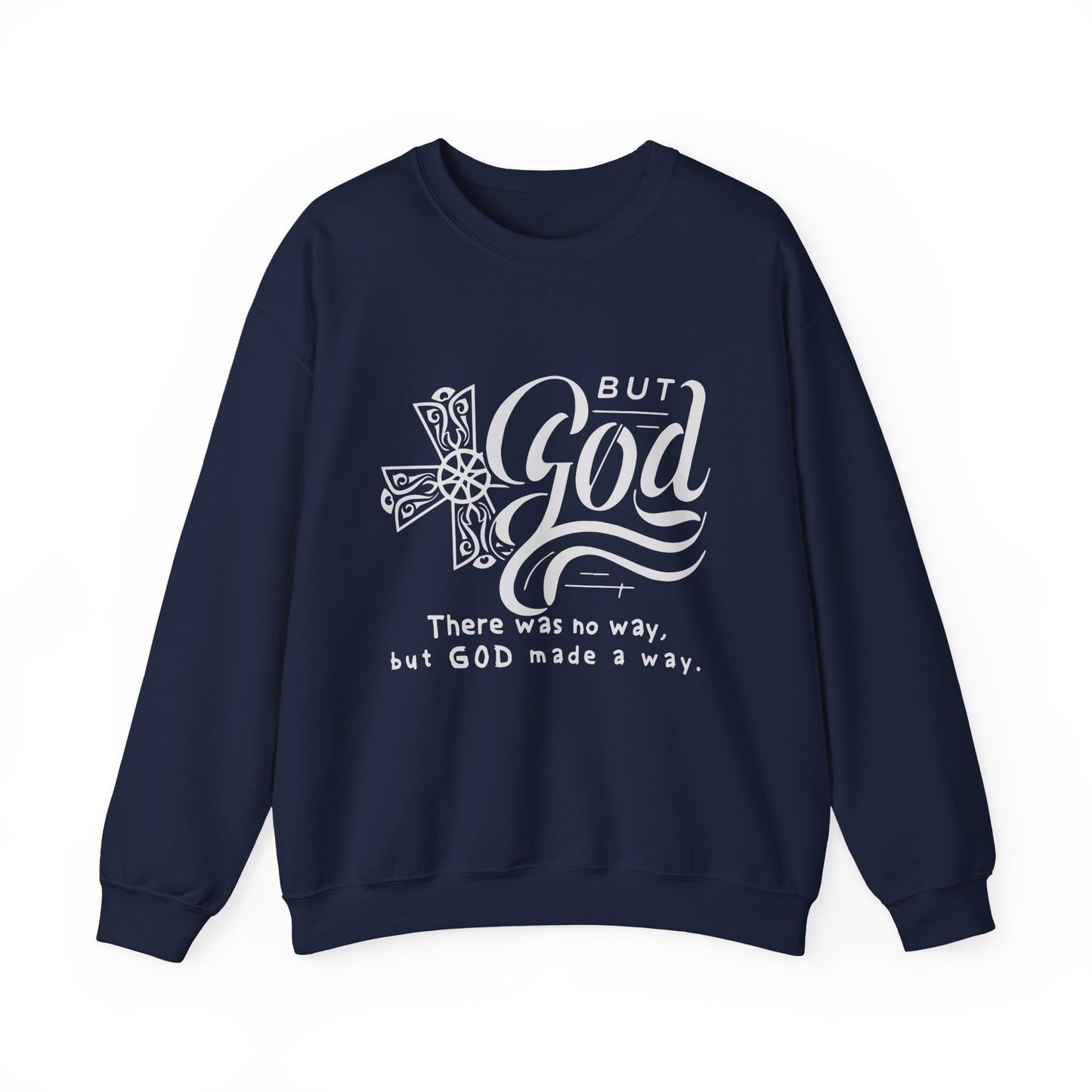 "God Made a Way" Faith Crewneck Sweatshirt