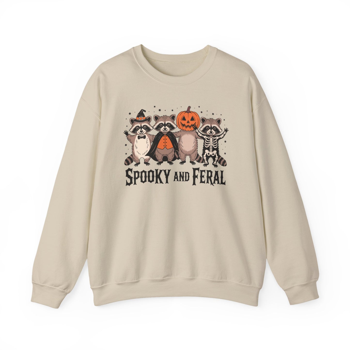 Spooky and Feral Halloween Crewneck Sweatshirt - Samberule