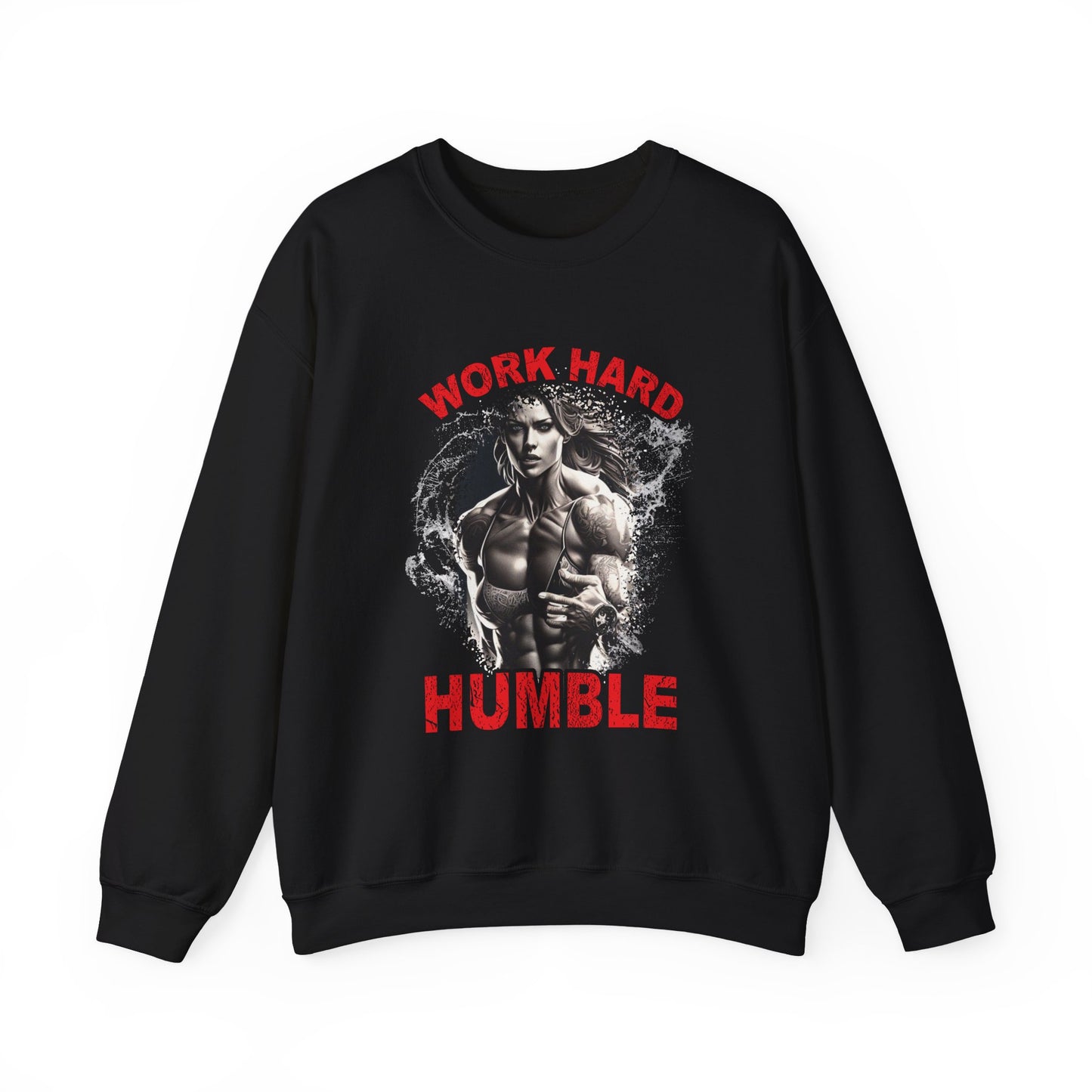 Work Hard & Humble Gym Crewneck Sweatshirt