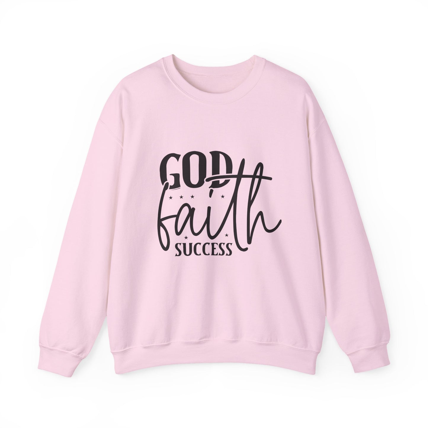 "God Faith Success" Faith Crewneck Sweatshirt