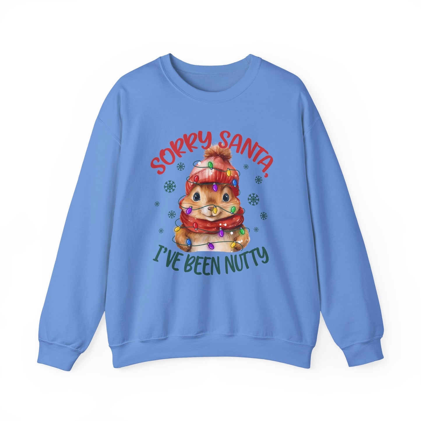Sorry-Santa I've Been Nutty Christmas Crewneck Sweatshirt - Samberule