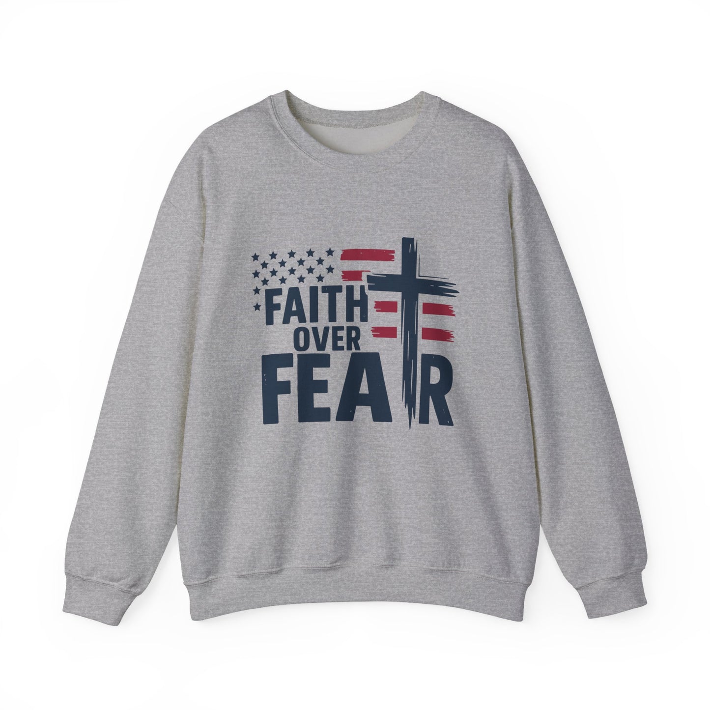 "Faith Over Fear" Faith Crewneck Sweatshirt