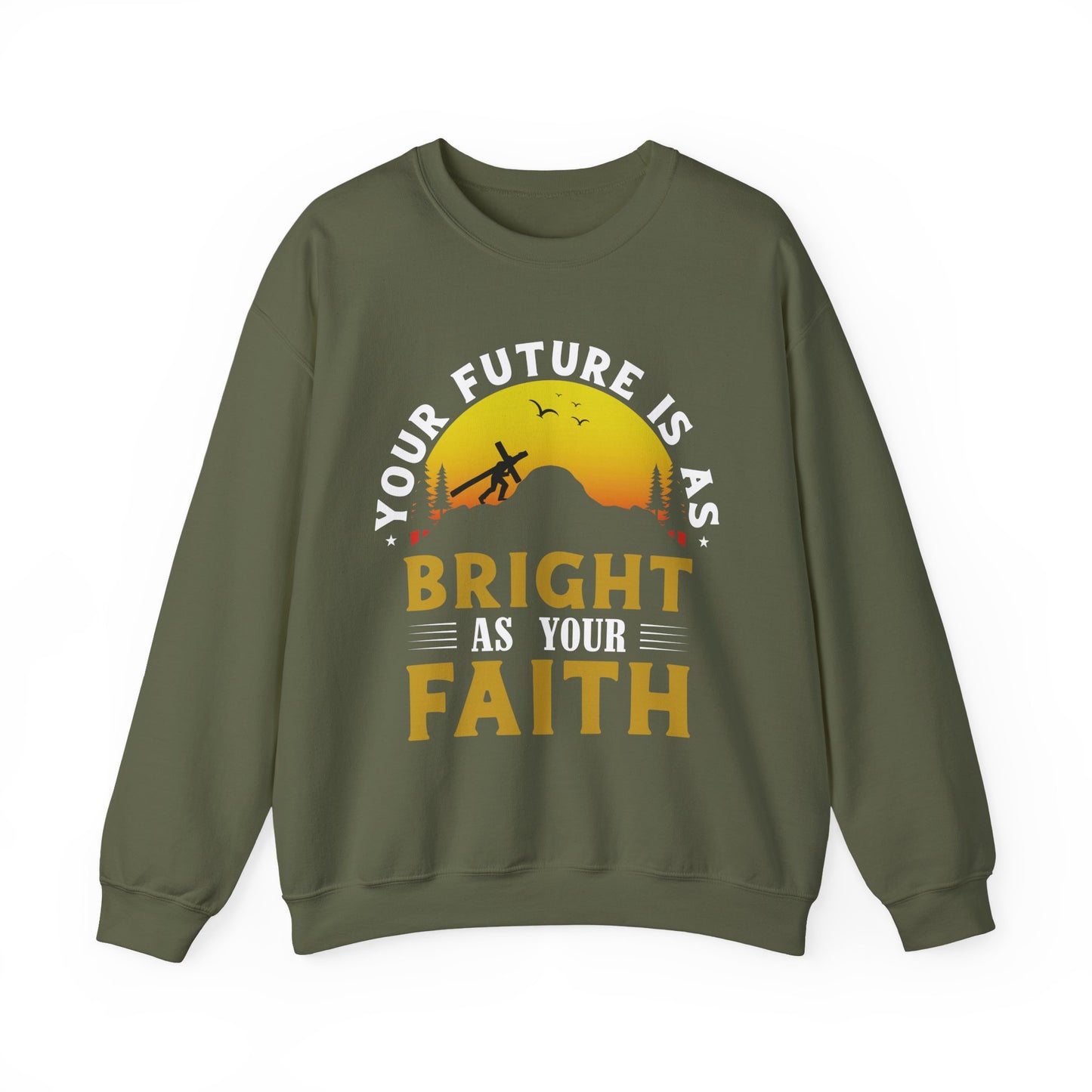 Your Future IS As Bright As Your Faith Crewneck Sweatshirt