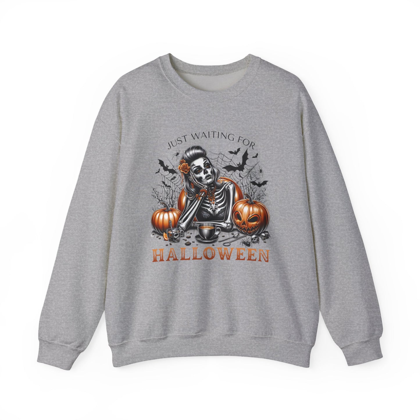 Halloween Skeleton Halloween Crewneck Sweatshirt - Samberule