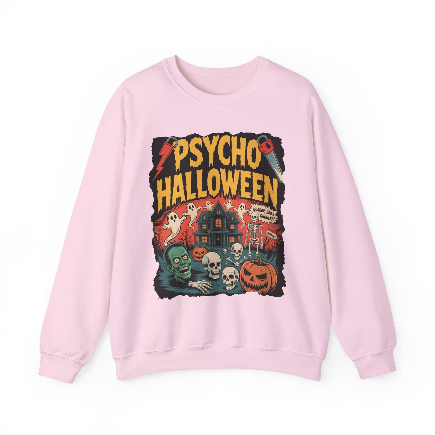 Psycho Halloween Crewneck Sweatshirt - Samberule
