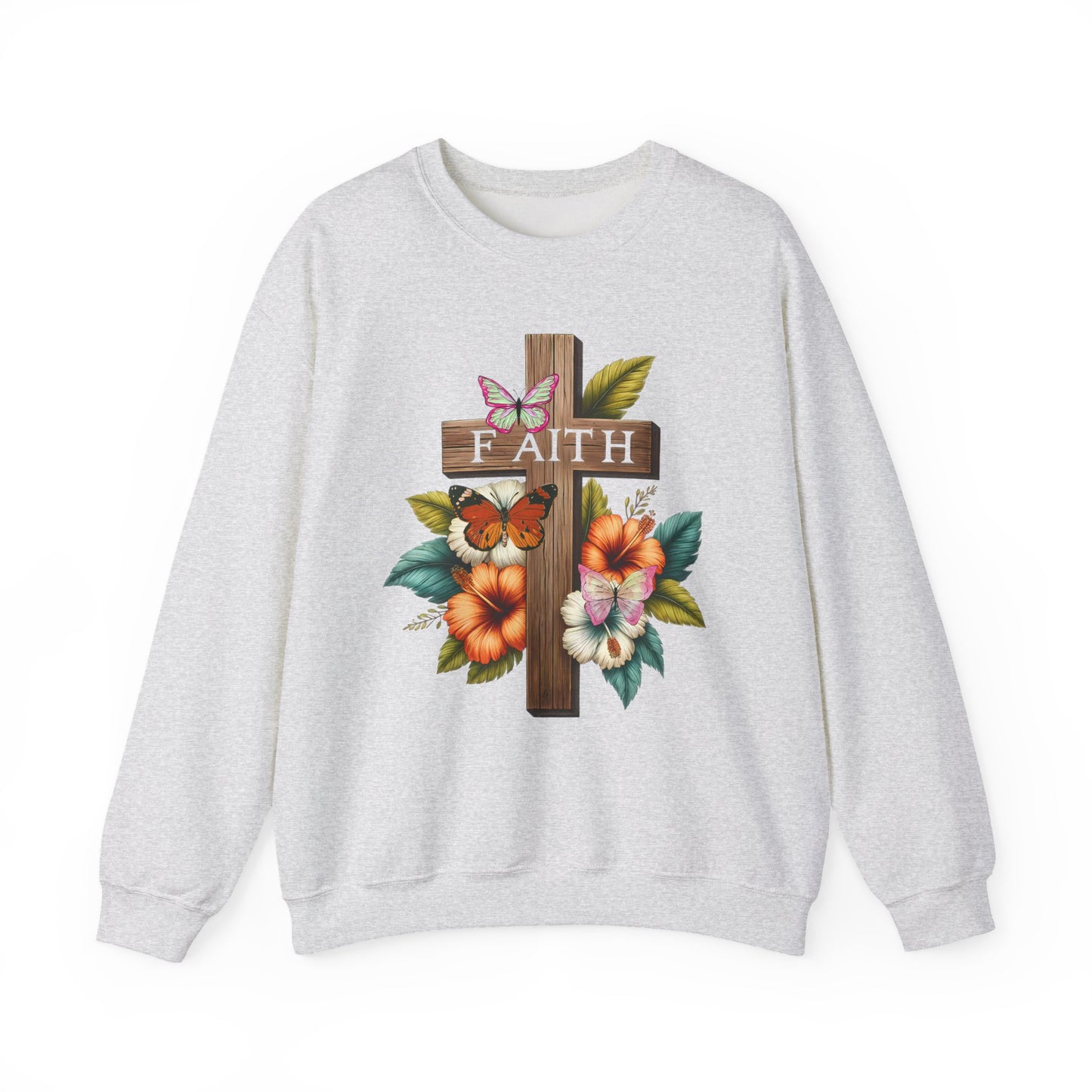 Floral Faith Crewneck Sweatshirt