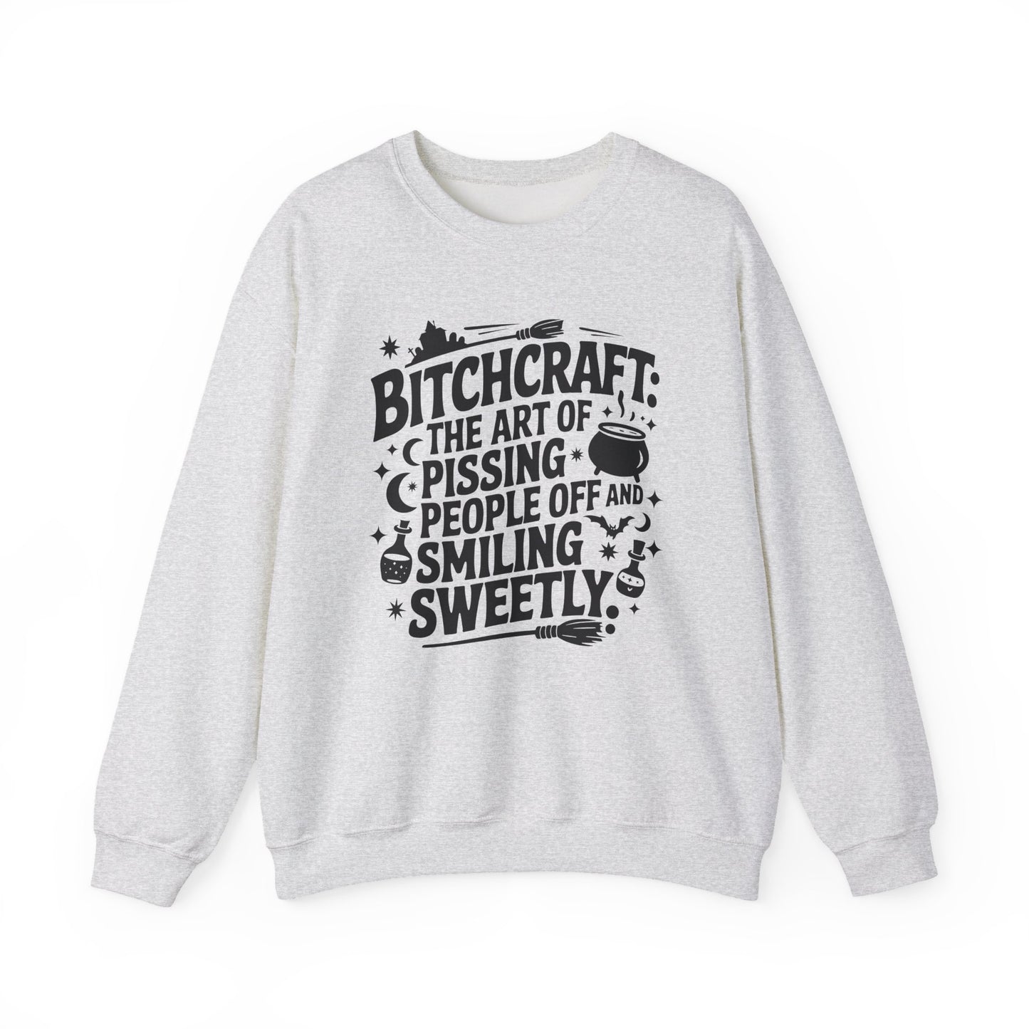 Bitchcraft Halloween Crewneck Sweatshirt - Samberule