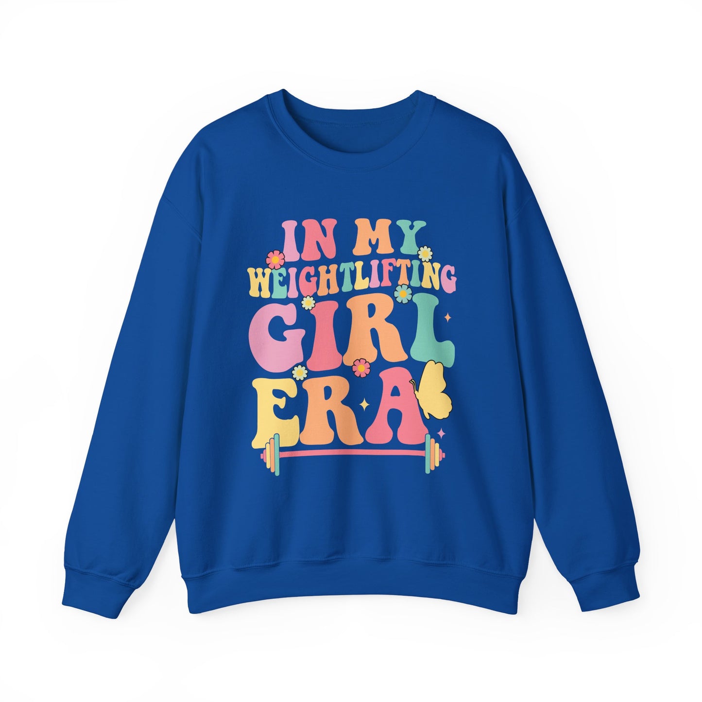 "In My Weightlifting Girl Era" Gym Crewneck Sweatshirt