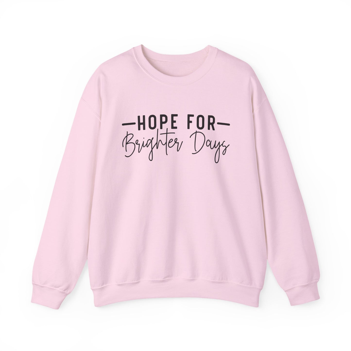 Hope for Brighter Days Mental Health Crewneck Sweatshirt