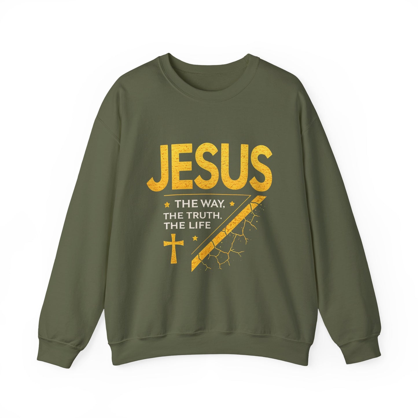 Jesus Inspirational Faith Crewneck Sweatshirt