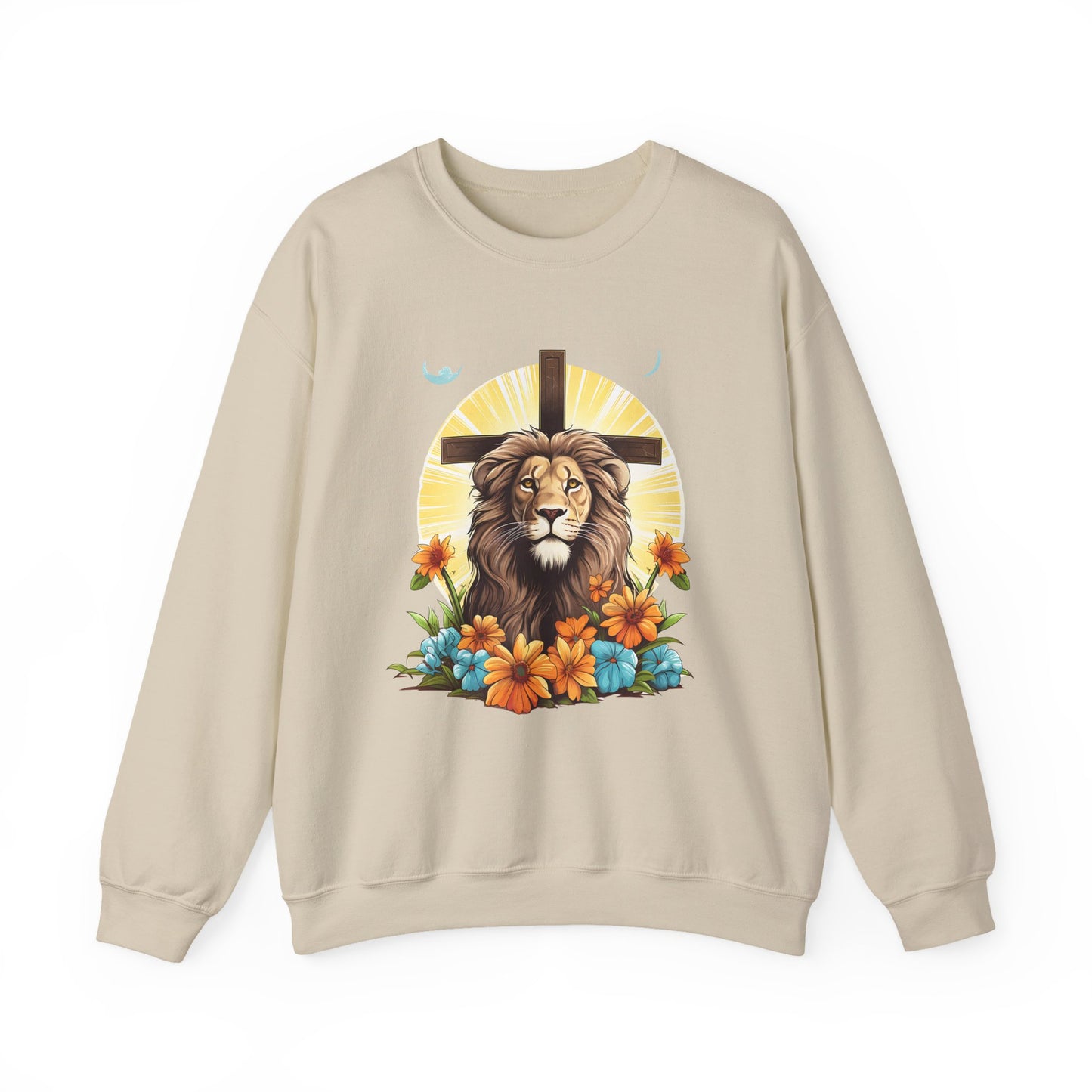 Inspired Lion Faith Crewneck Sweatshirt