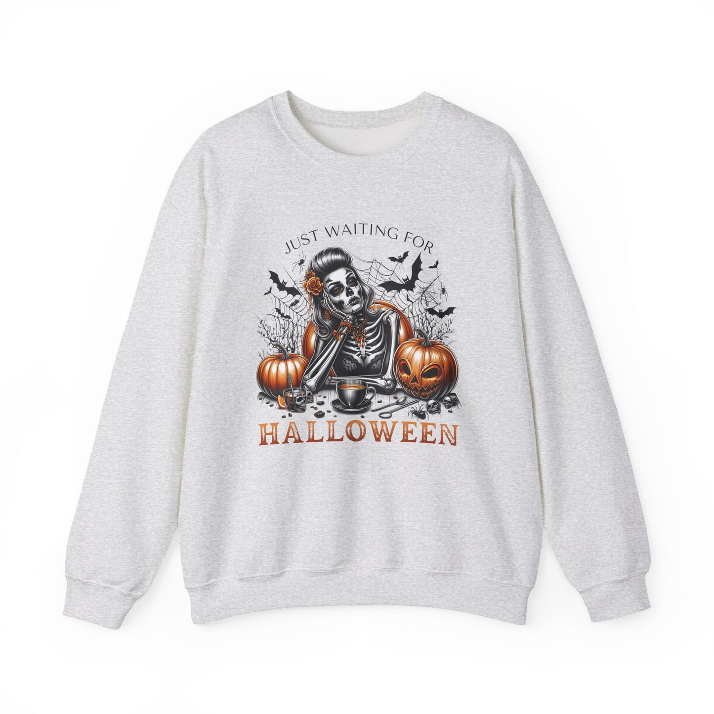 Halloween Skeleton Halloween Crewneck Sweatshirt - Samberule