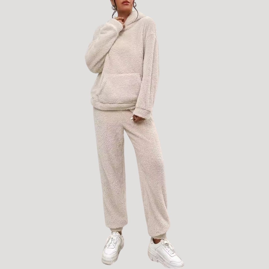Alexa | Women’s Spring Cozy Hooded Lounge Set - Samberule
