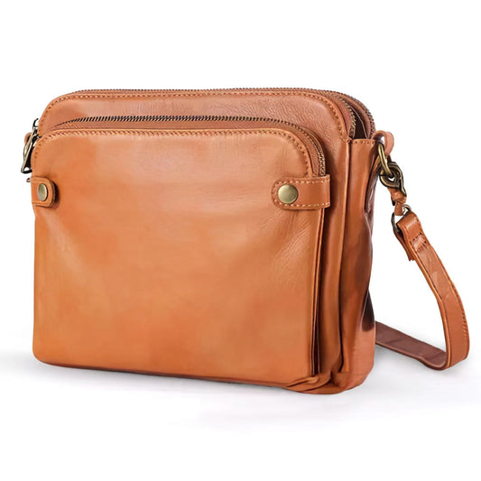 Anne - Vegan Leather Crossbody Shoulder Bag - Samberule