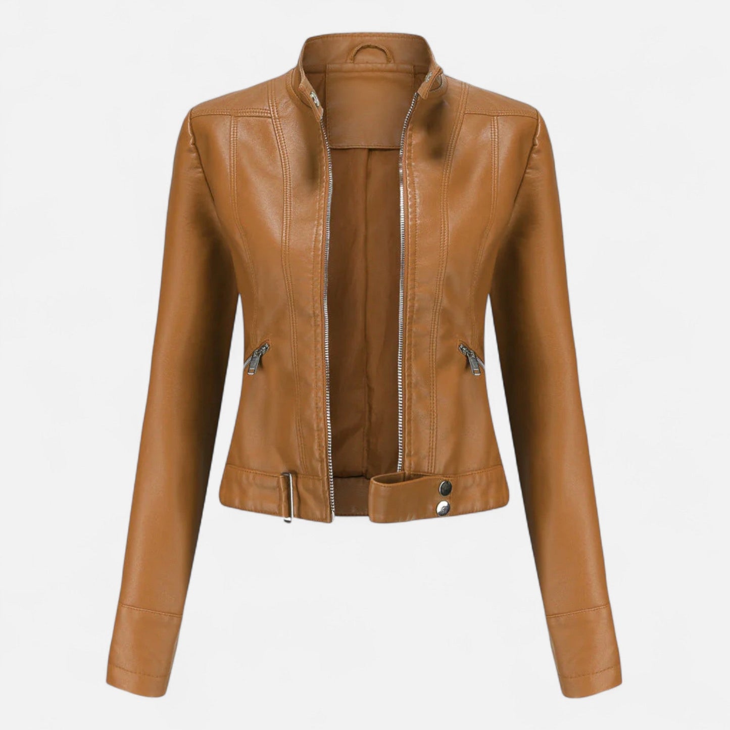 Women's Premium Leather Jacket - Samberule