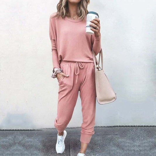 Emma | Women’s Two Piece Casual Matching Loungewear Sets - Samberule