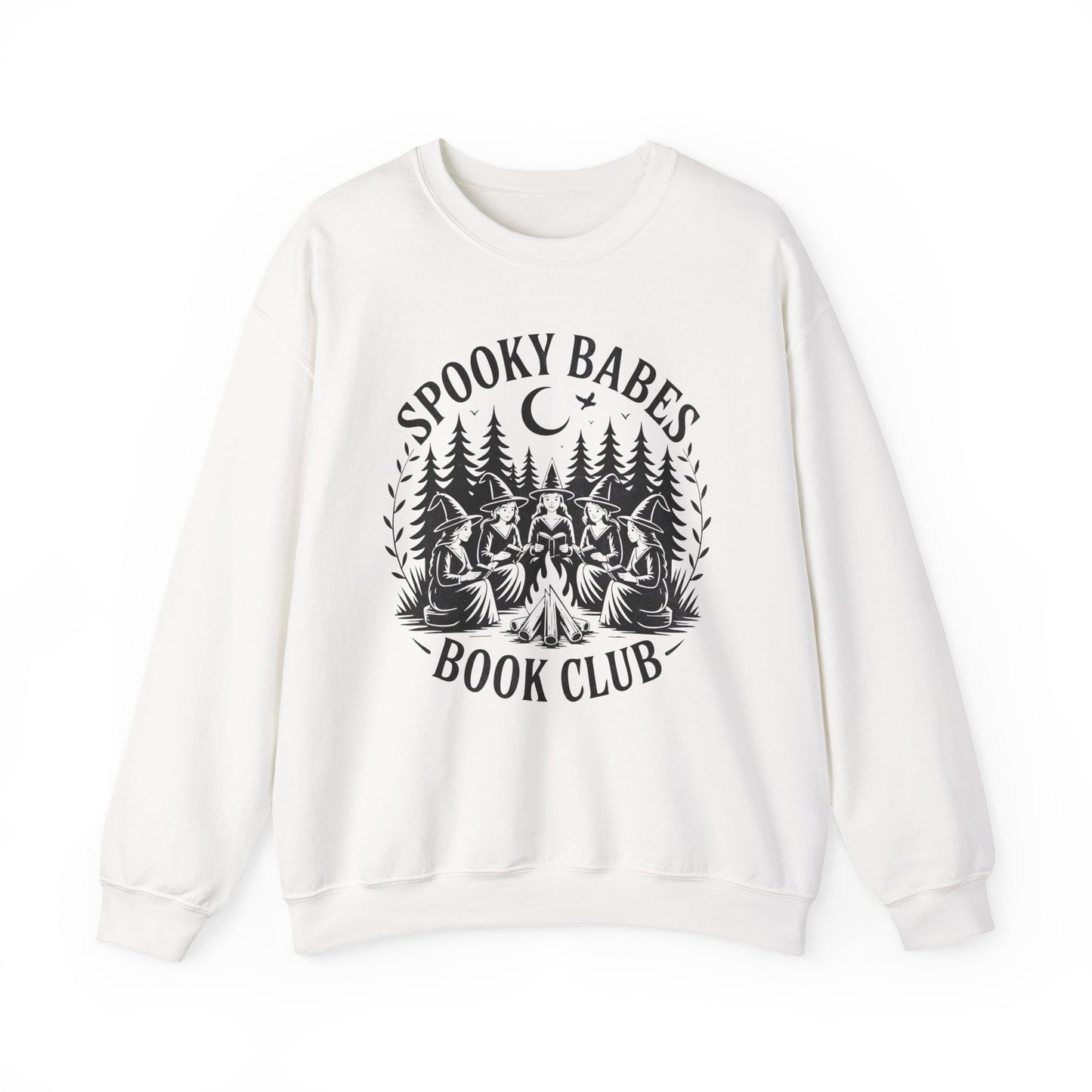 Spooky Babes Book Club Halloween Crewneck Sweatshirt - Samberule