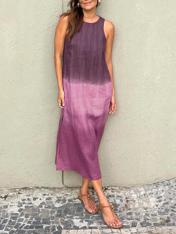 Victoria - Tie-Dye Midi Dress - Samberule