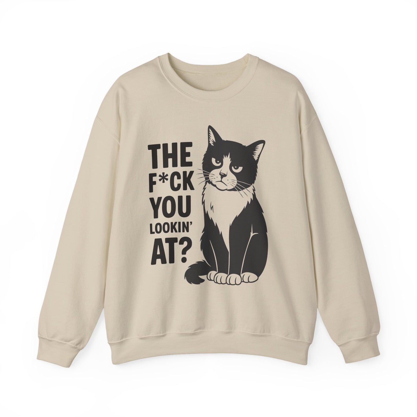 The F*ck You Lookin' At Sarcasm Crewneck Sweatshirt