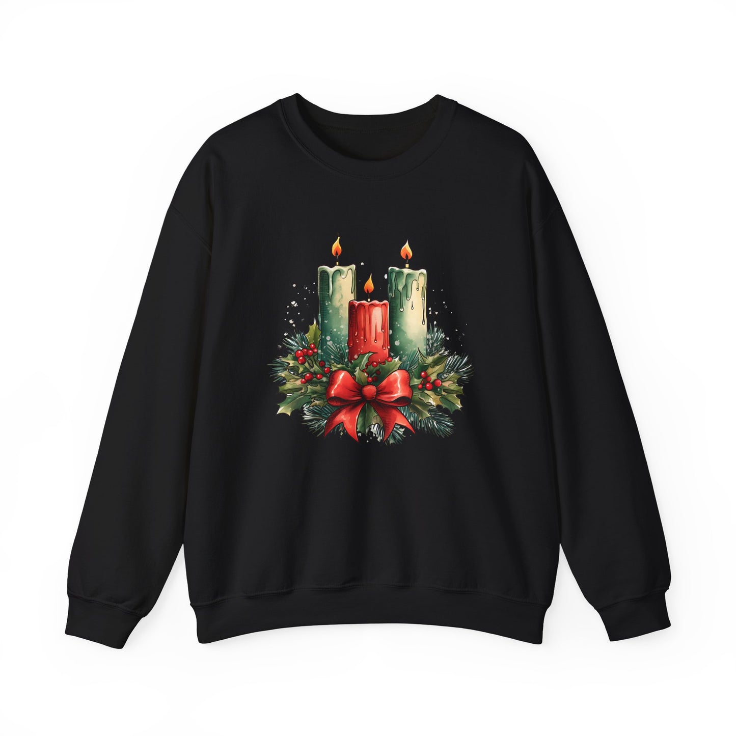 Holiday Candle Christmas Crewneck Sweatshirt