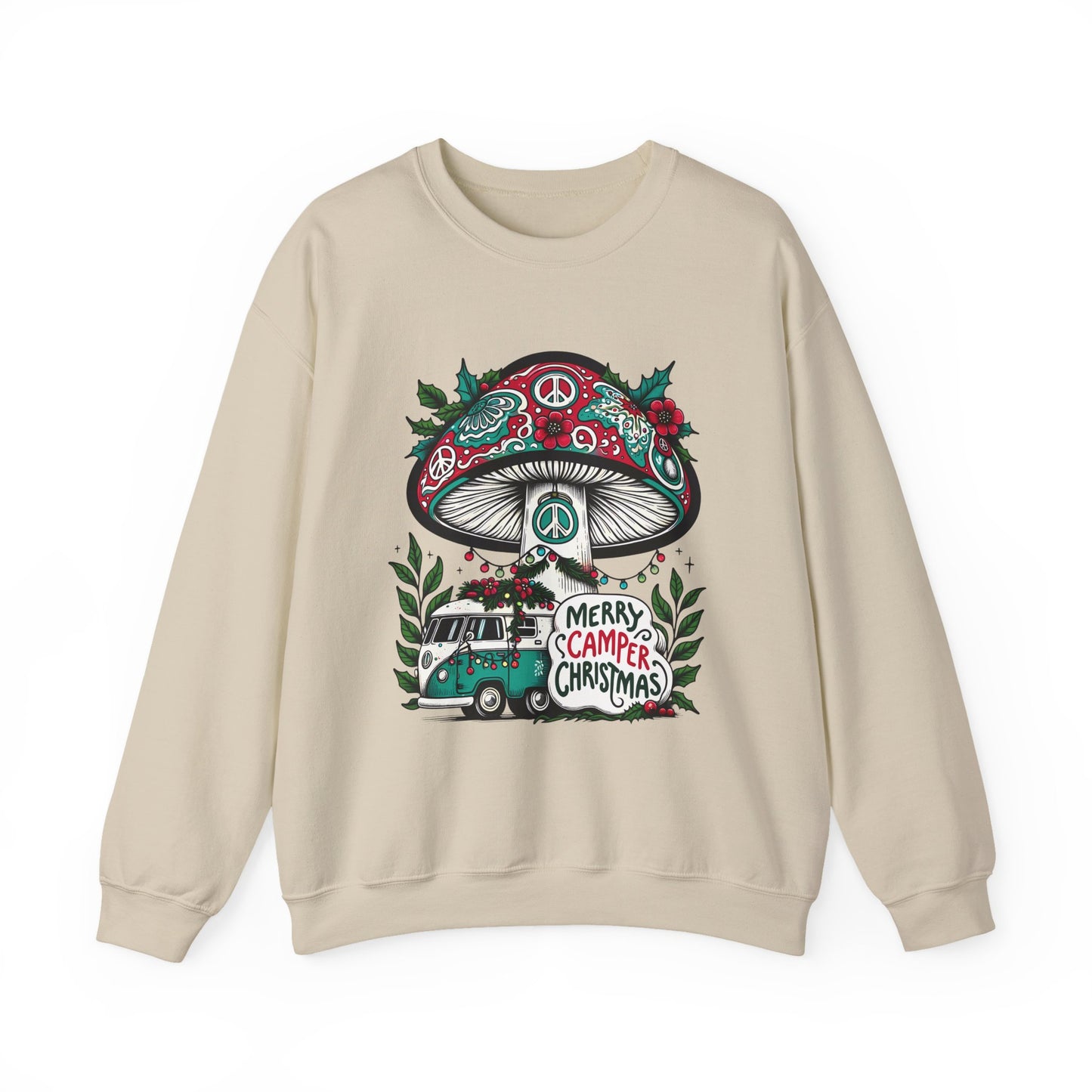 Merry Camper Christmas Crewneck Sweatshirt