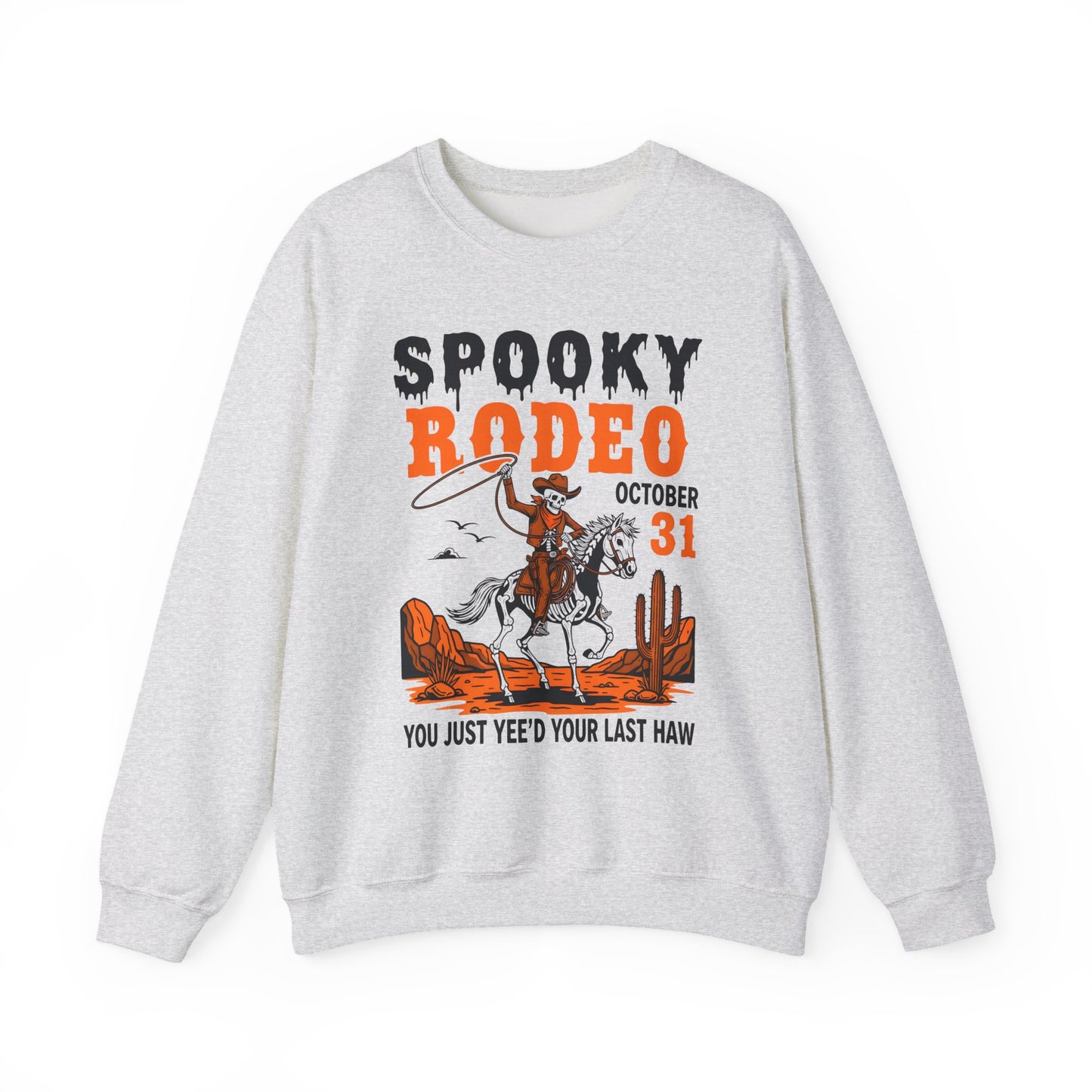 Spooky Rodeo Halloween Crewneck Sweatshirt - Samberule