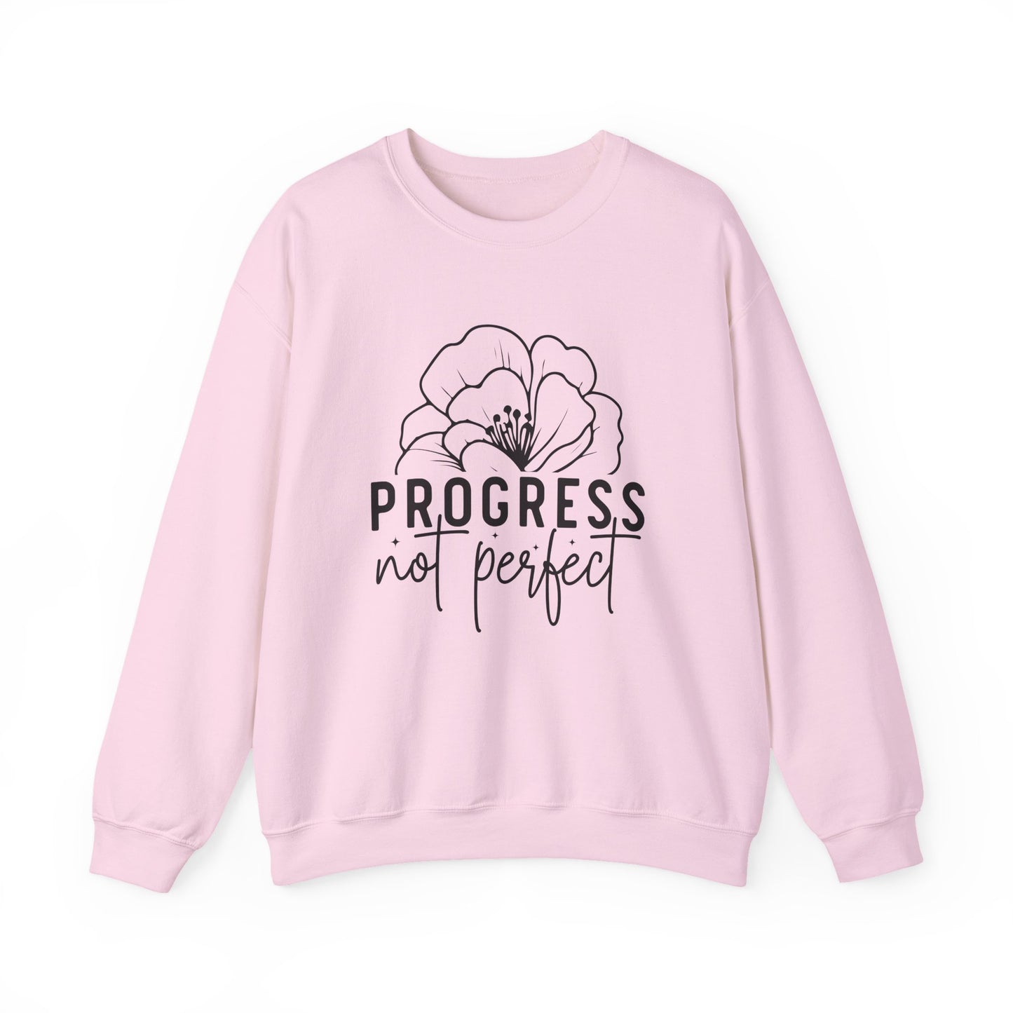 Progress Not Perfect Mental Health Crewneck Sweatshirt