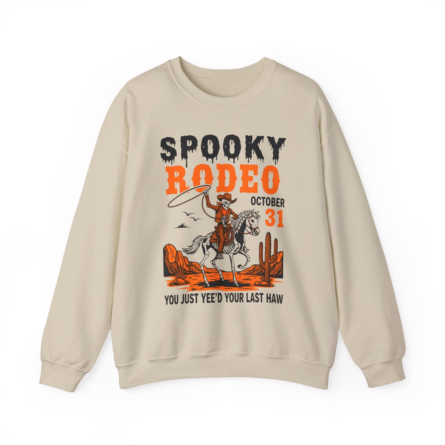 Spooky Rodeo Halloween Crewneck Sweatshirt - Samberule