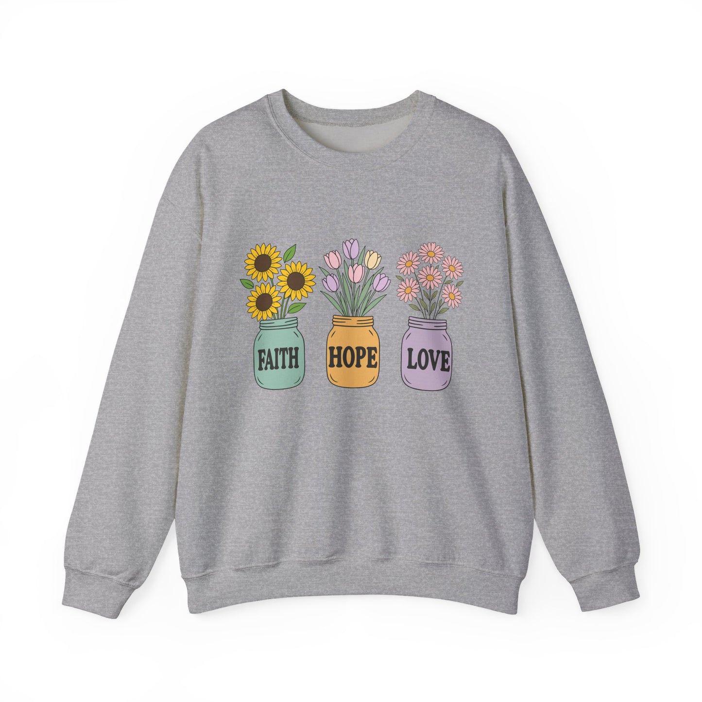 'Faith Hope Love' Mental Health Crewneck Sweatshirt