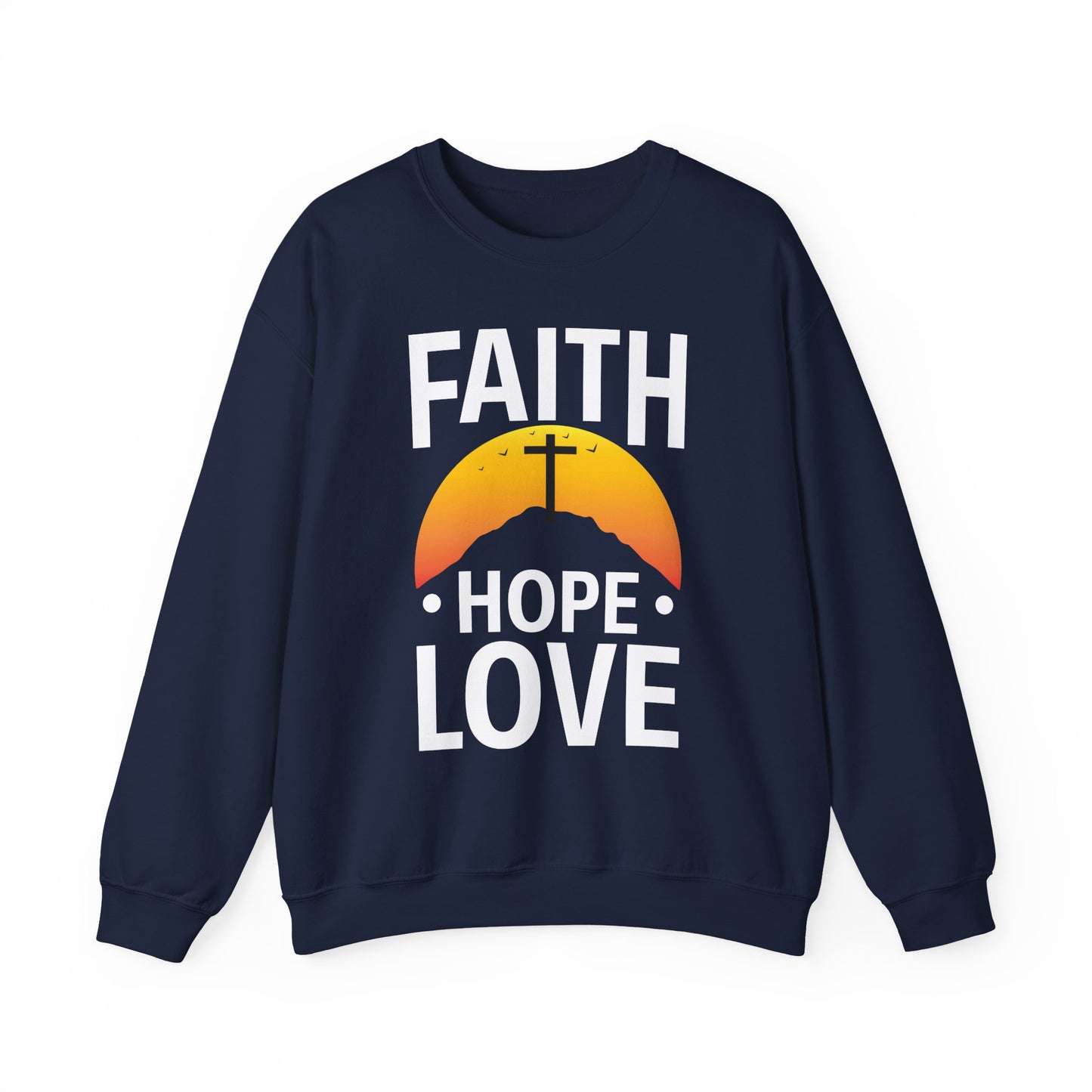 "Faith Hope Love" Faith Crewneck Sweatshirt