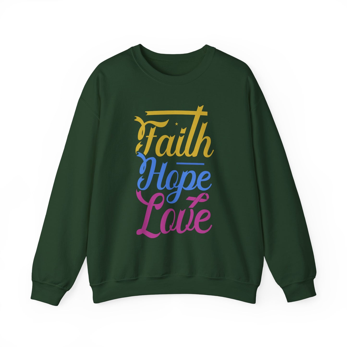"Faith Hope Love" Faith Crewneck Sweatshirt