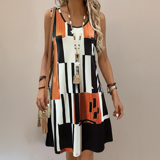 Aria - Sleeveless A-Line Dress - Samberule