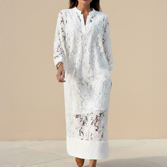 Avery - Lace Layered Dress - Samberule