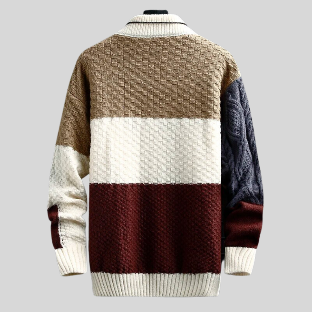 Grayson Patchwork Sweater
