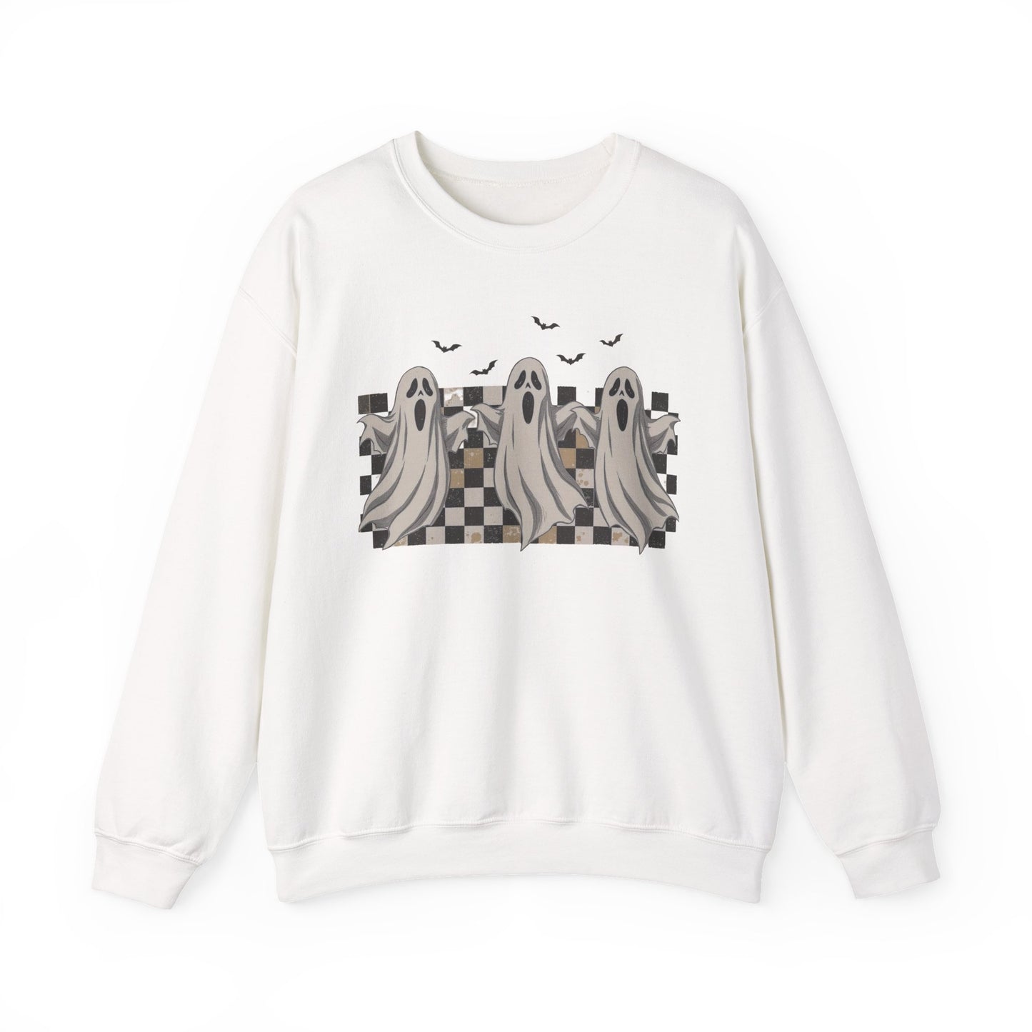 Spooky Ghosts Halloween Crewneck Sweatshirt - Samberule
