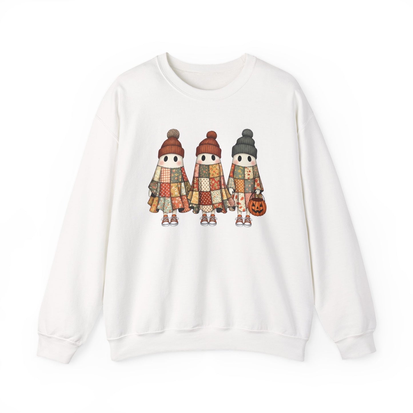 Cozy Autumn Halloween Crewneck Sweatshirt - Samberule