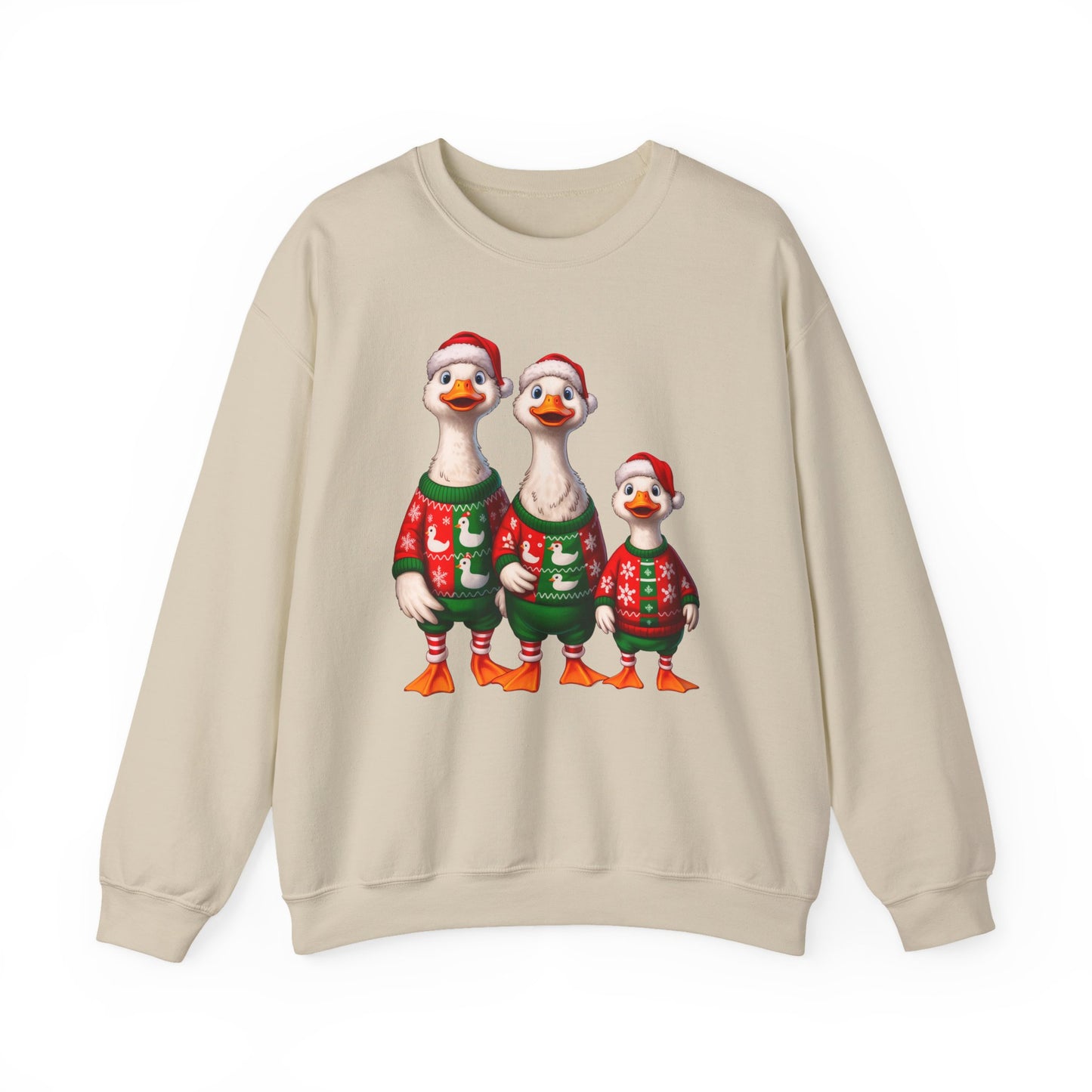 Three Duck Christmas Crewneck Sweatshirt