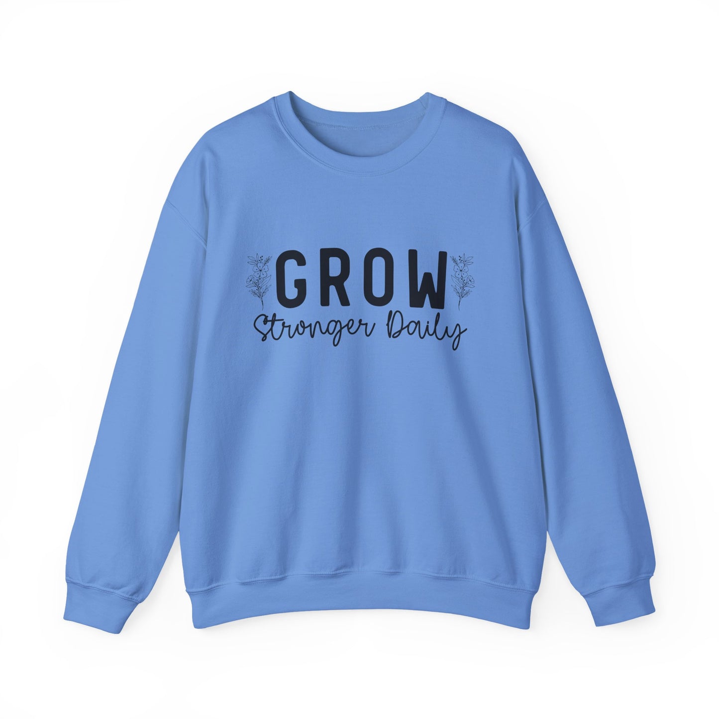 Grow Stronger Daily Mental Health Crewneck Sweatshirt