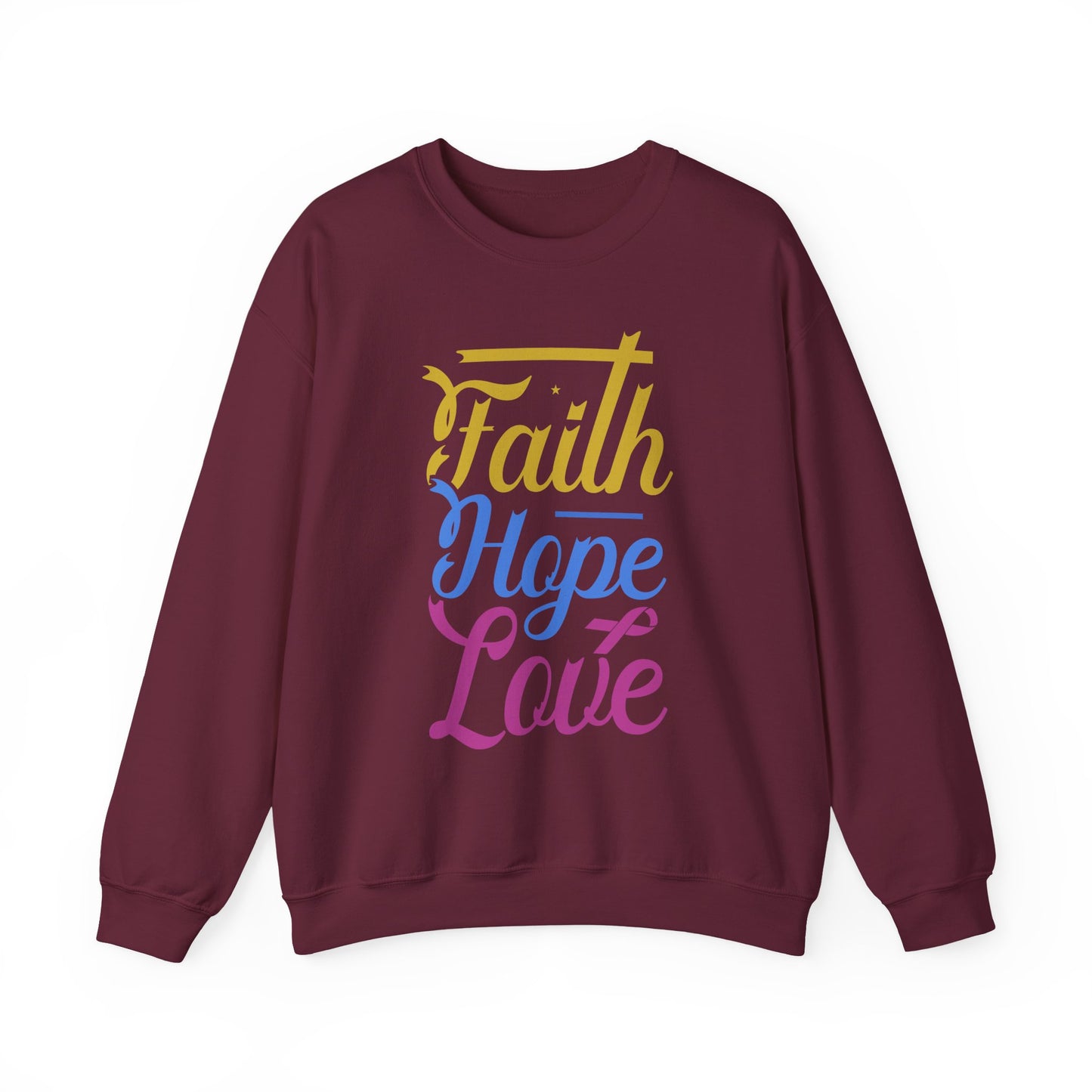 "Faith Hope Love" Faith Crewneck Sweatshirt